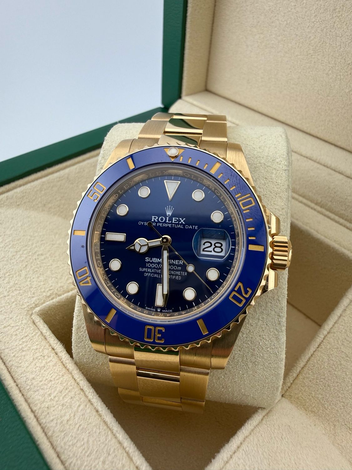 Rolex Blue Yellow Gold Submariner (ref: 126618LB)
