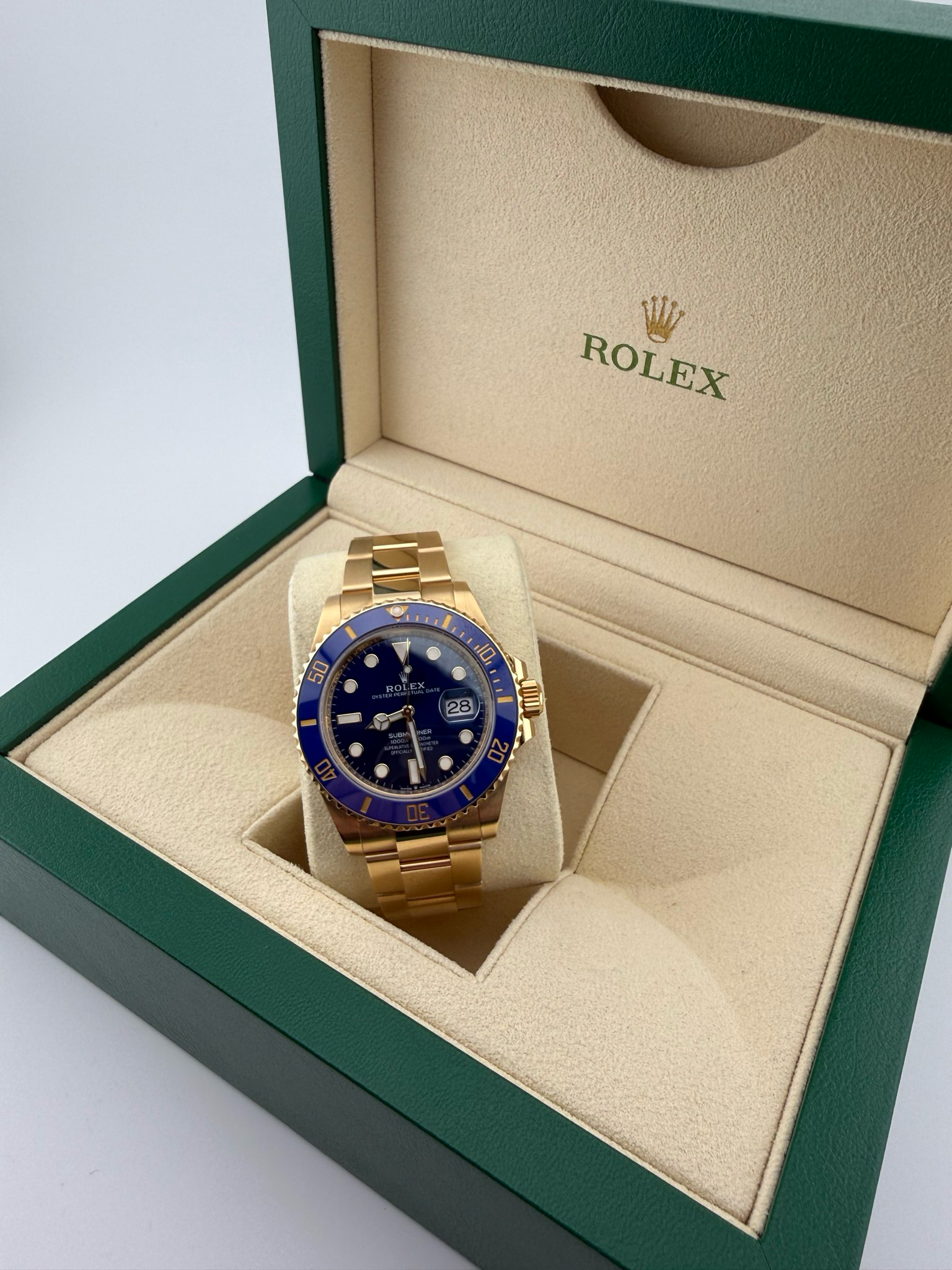 Rolex Blue Yellow Gold Submariner (ref: 126618LB)