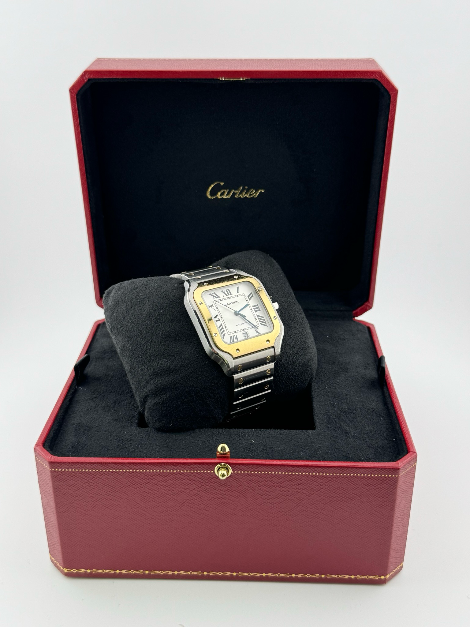 Cartier Santos L Two Tone Dial (ref: 4072)