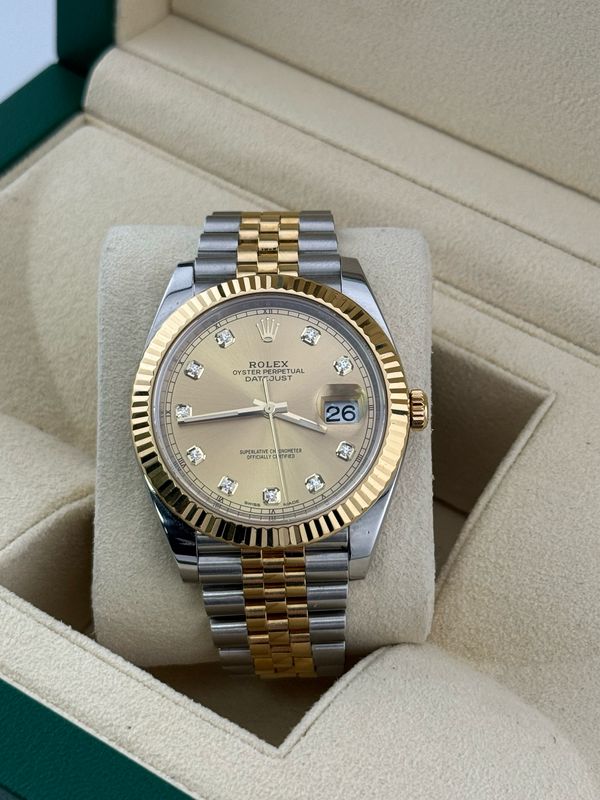 Rolex Date-Just Two Tone 41mm (ref: 126333)