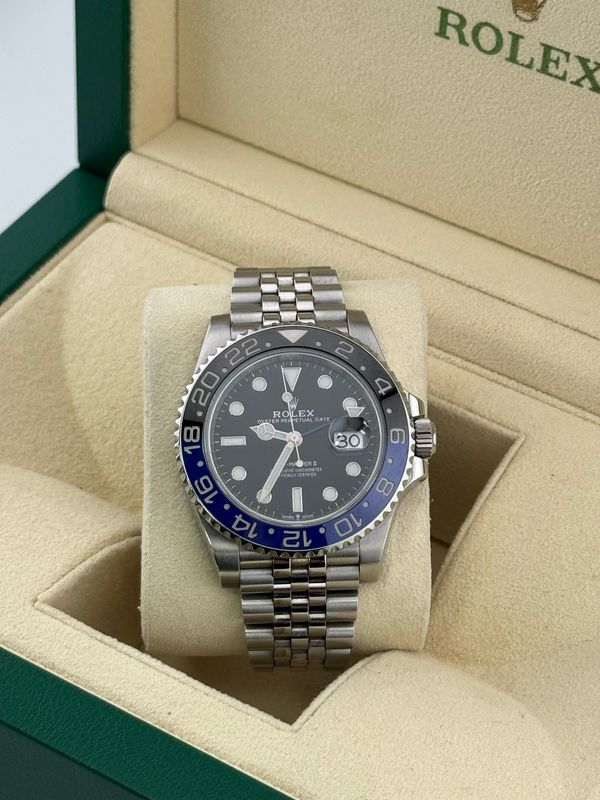 Rolex GMT II Batgirl 40mm Full Set (ref: 126710BLNR)