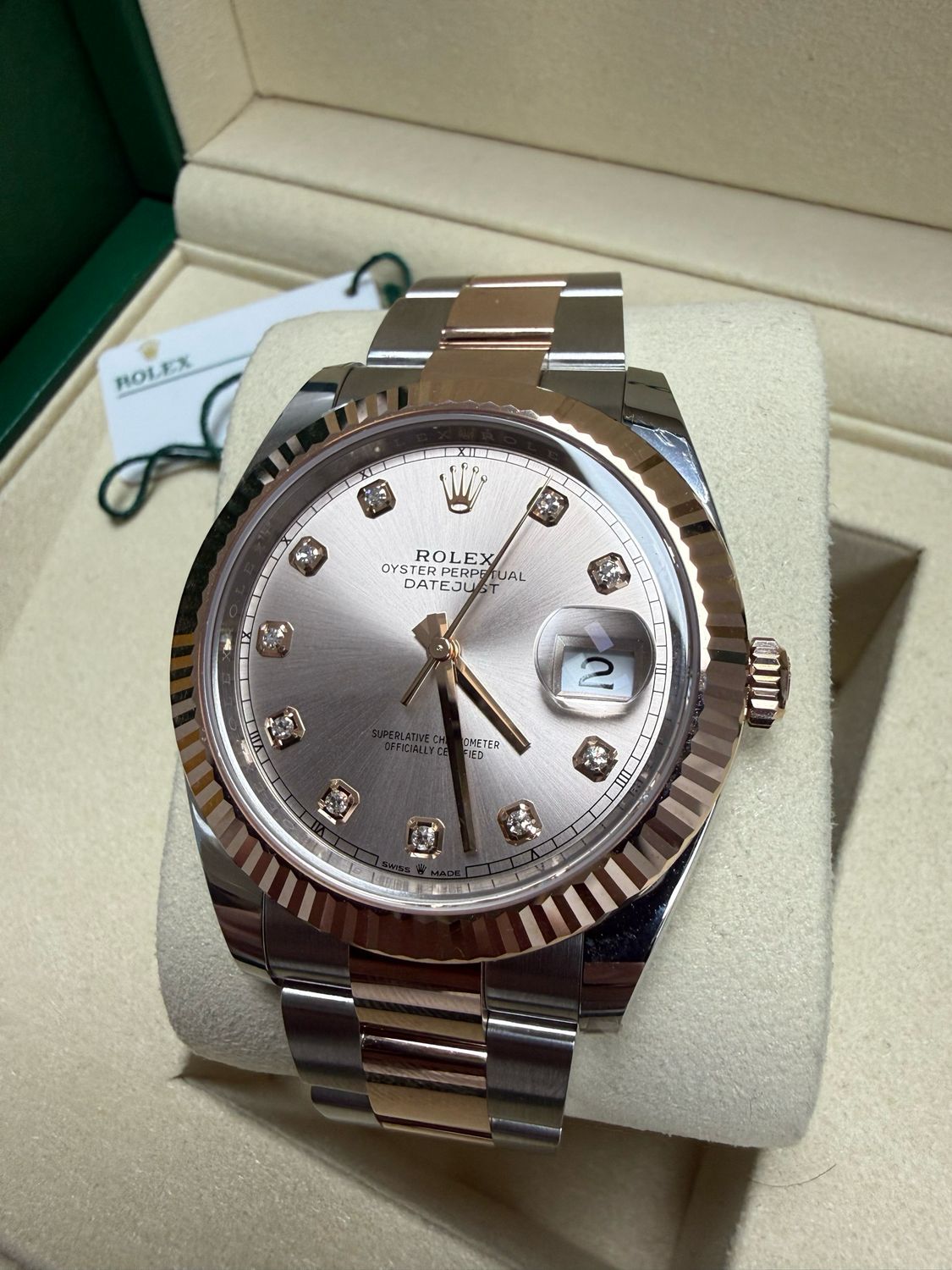 2025 Rolex Datejust II Two Tone Rose Gold (ref: 126331)