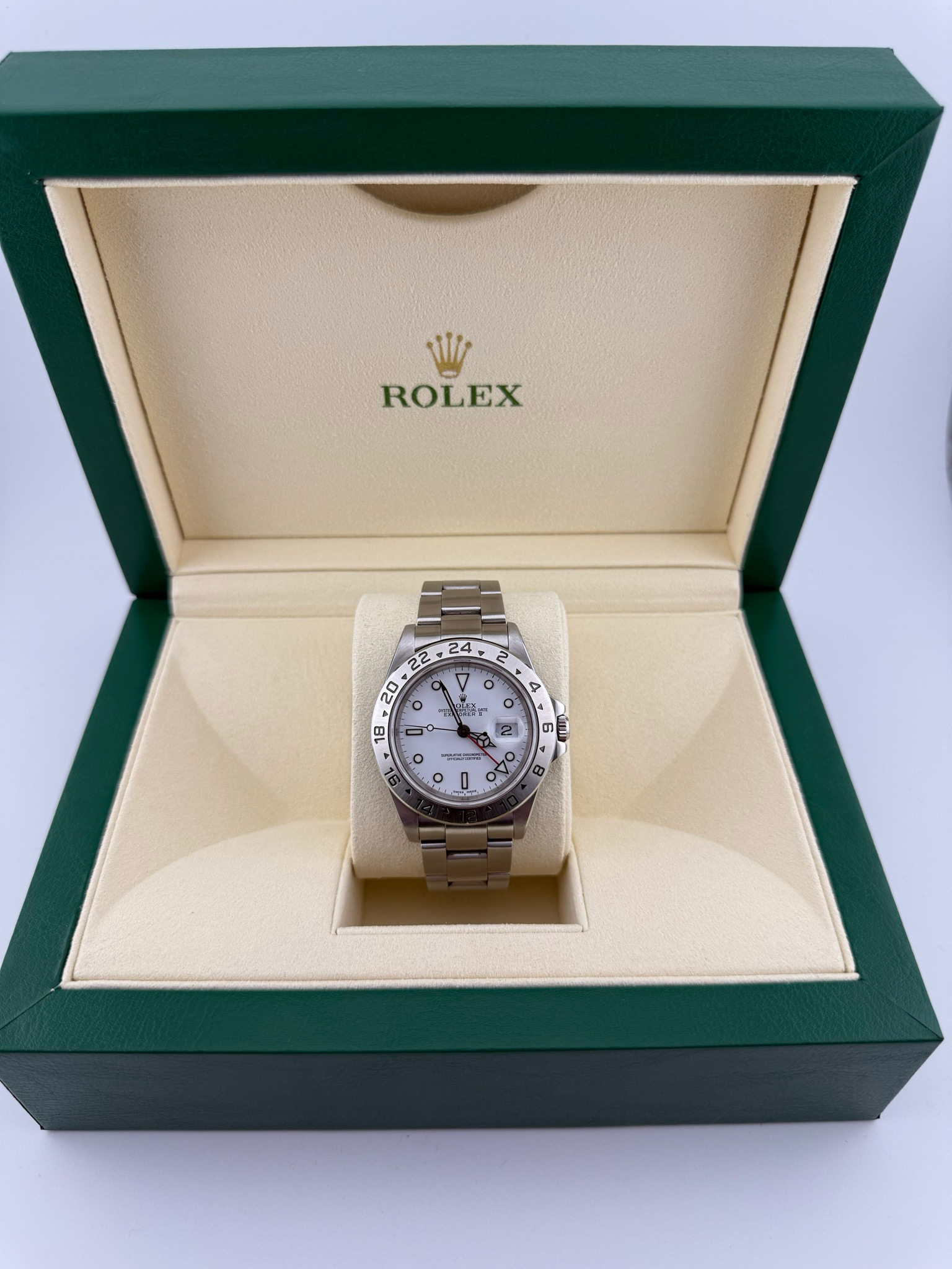 2000 Rolex Explorer II 40mm Stainless Steel (ref:16570)