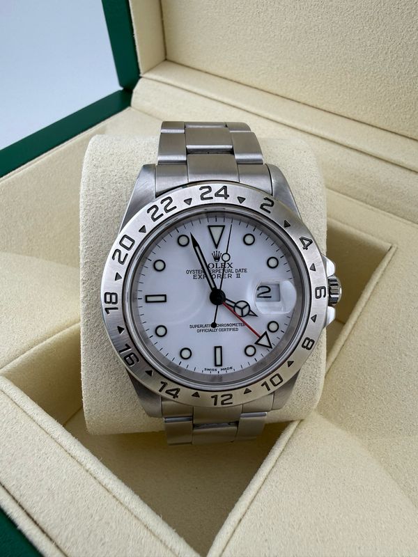 2000 Rolex Explorer II 40mm Stainless Steel (ref:16570)