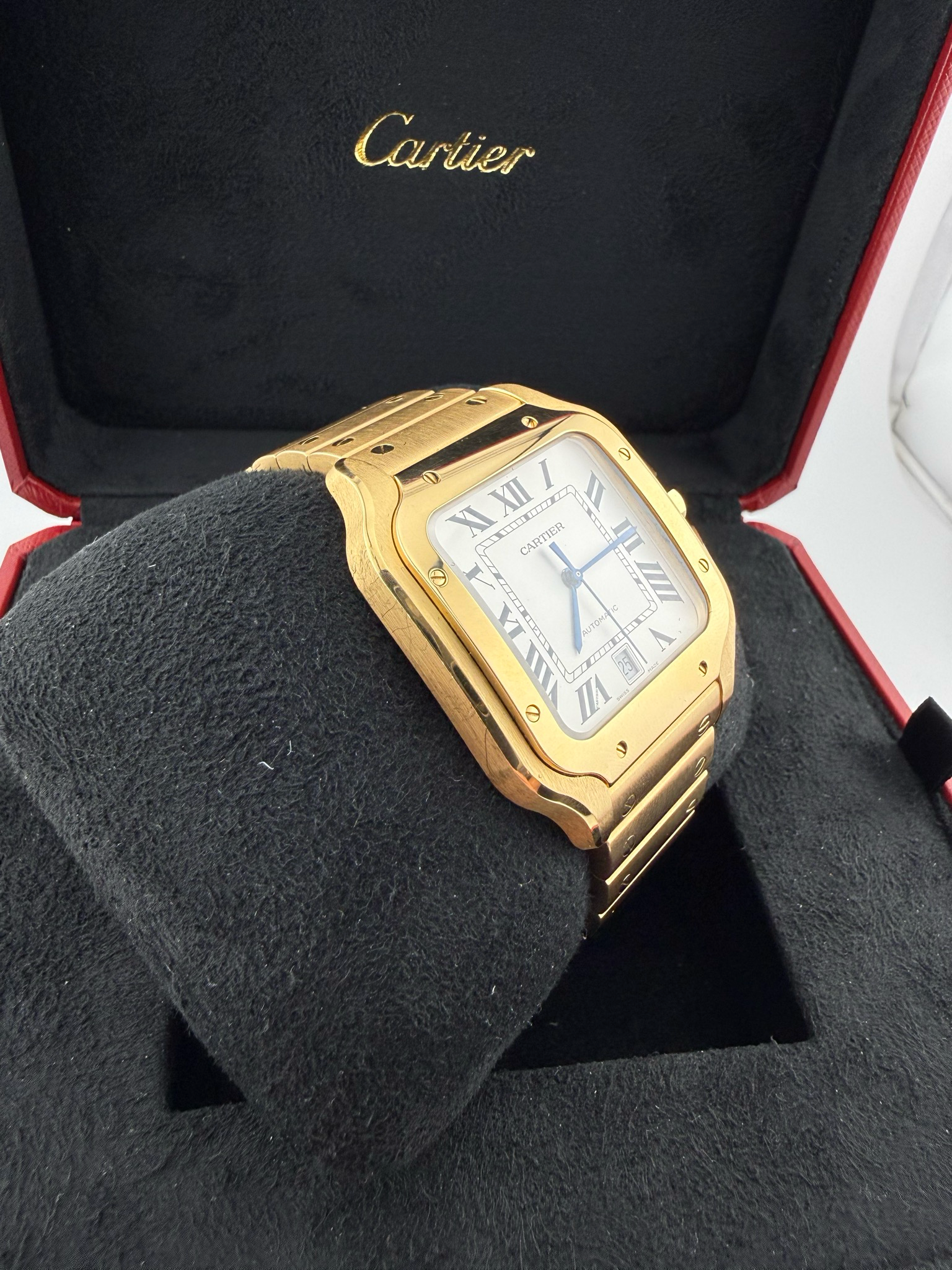 2021 Cartier Santos Yellow Gold L (ref: WGSA0029)