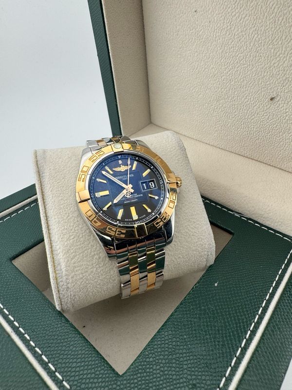 Breitling Galactic 41mm Two Tone Rose Gold Stainless Steel (ref: 49350)