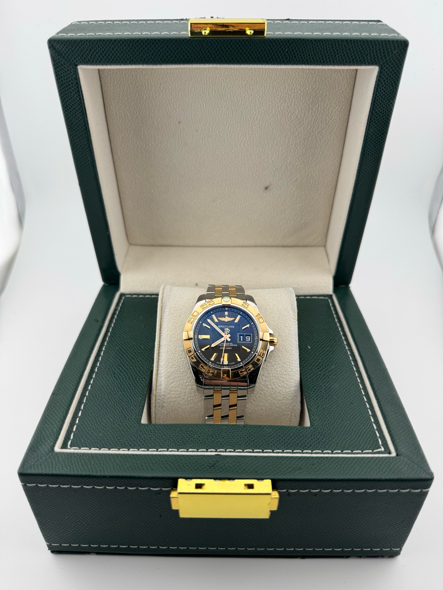 Breitling Galactic 41mm Two Tone Rose Gold Stainless Steel (ref: 49350)