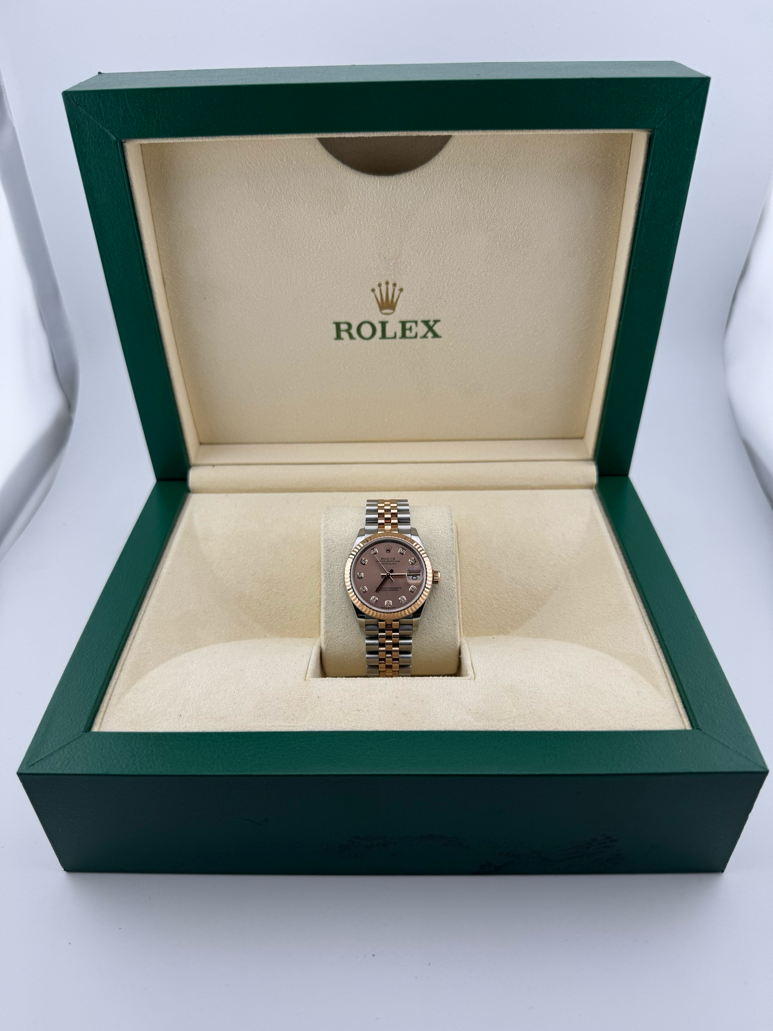 2020 Rolex Datejust 31mm Two Tone Rose Gold Stainless Steel (ref:278271)