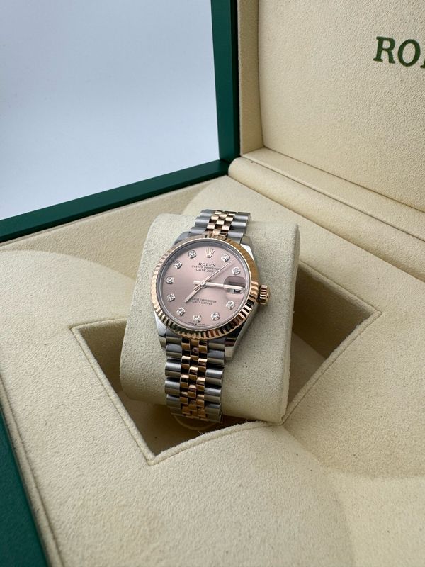 2020 Rolex Datejust 31mm Two Tone Rose Gold Stainless Steel (ref:278271)