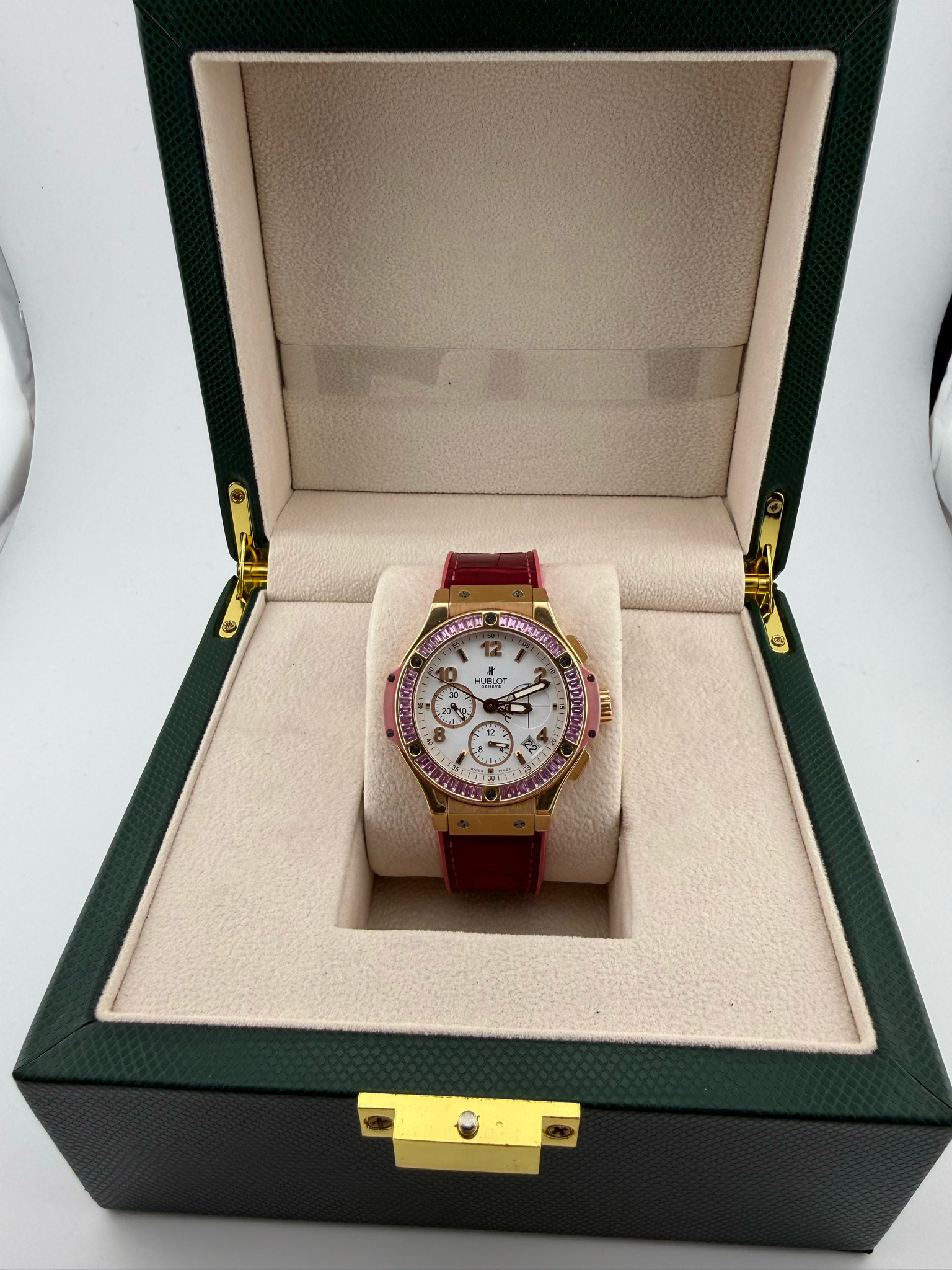 2015 Hublot Big Bang Gold Tutti Frutti 40mm 18K Rose Gold (ref: 341.pp.2010.lr.1933)