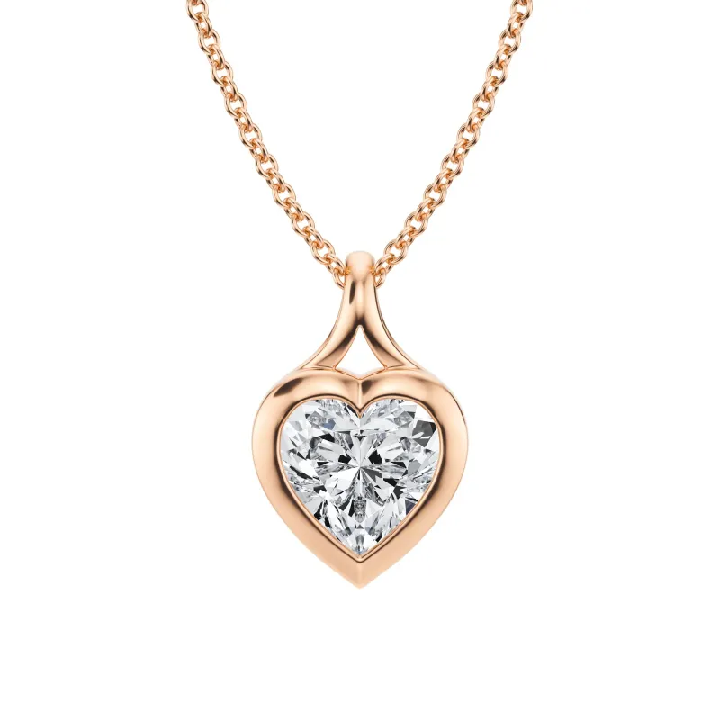 Heart Lab Grown Necklace