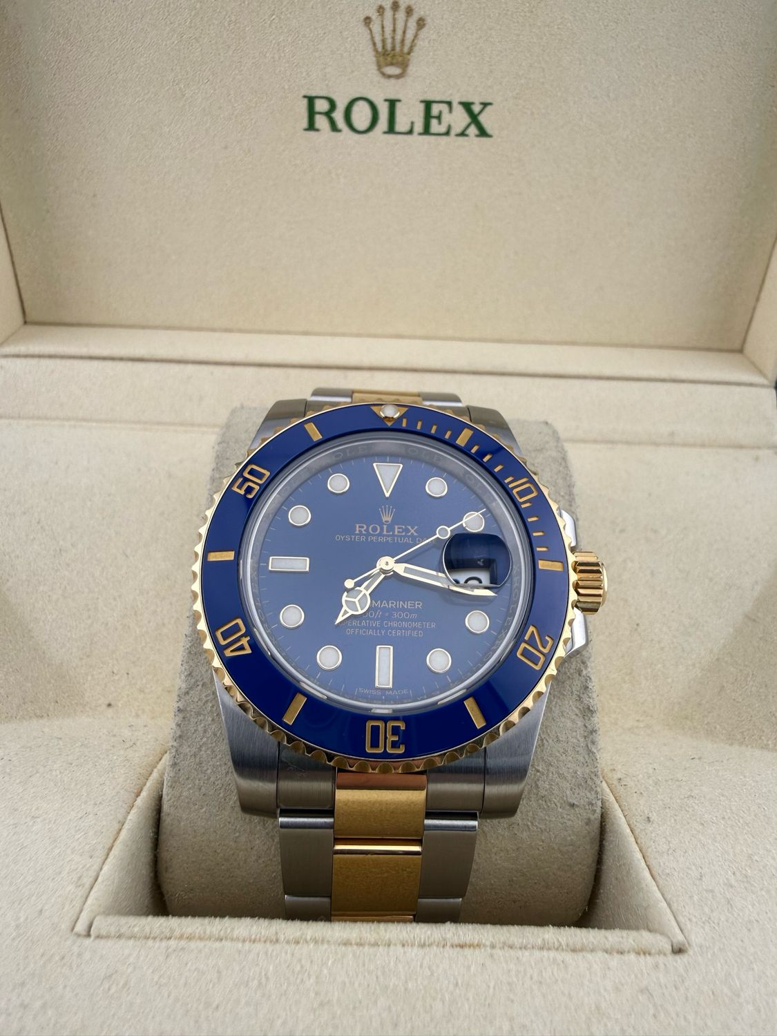 2017 Rolex Submariner 40mm Bluesy Two Tone 18K Gold Stainless Steel (ref: 116613lb) 2017 Rolex Submariner 40mm Bluesy Two Tone 18K Gold Stainless Steel (ref: 116613lb)