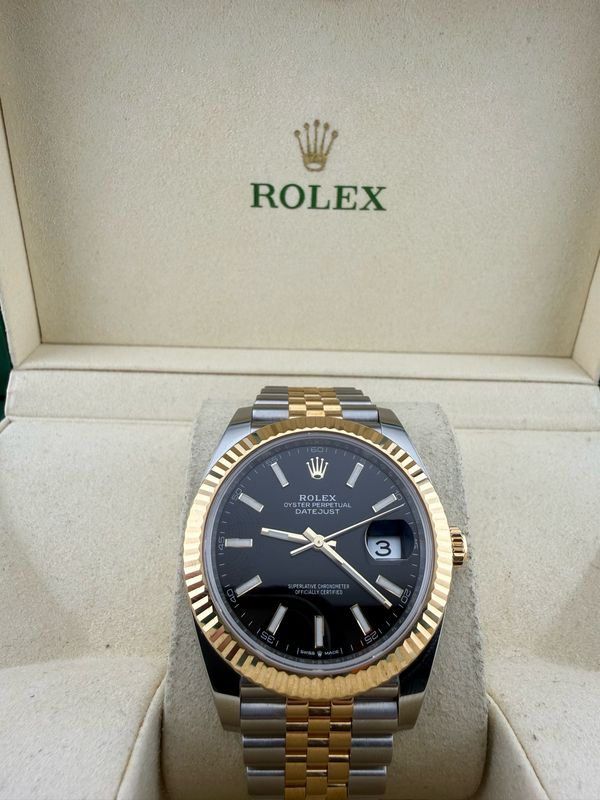 2024 Rolex Datejust II 41mm Two Tone 18K Gold Stainless Steel (ref: 126333)