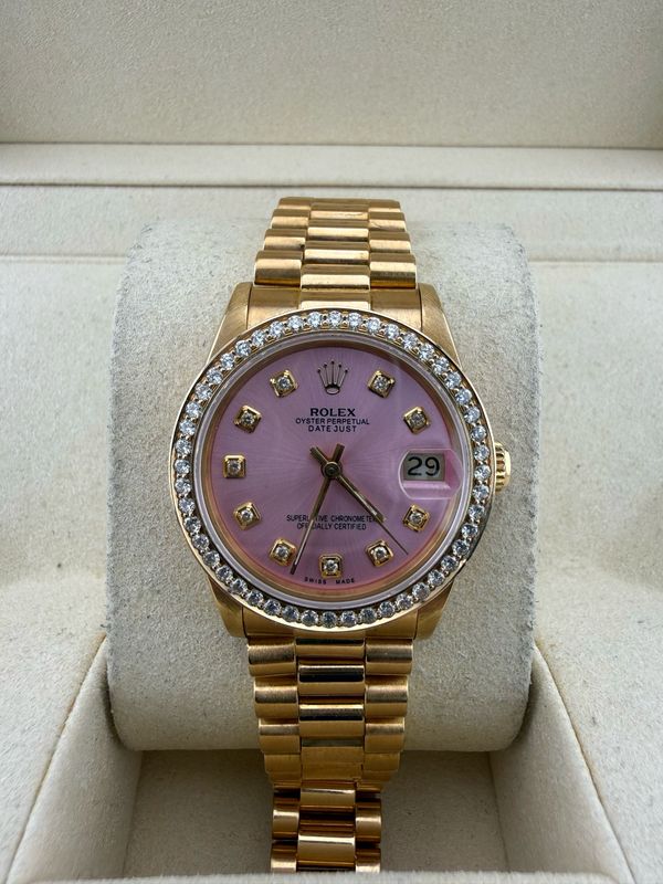1990 Rolex Datejust 31mm 18K Gold (ref: 68278)