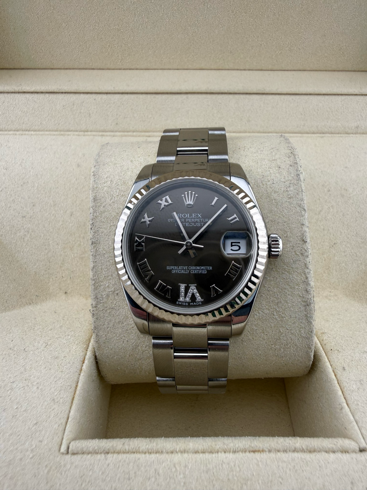 2011 Rolex Datejust 31mm Stainless Steel (ref: 178274)