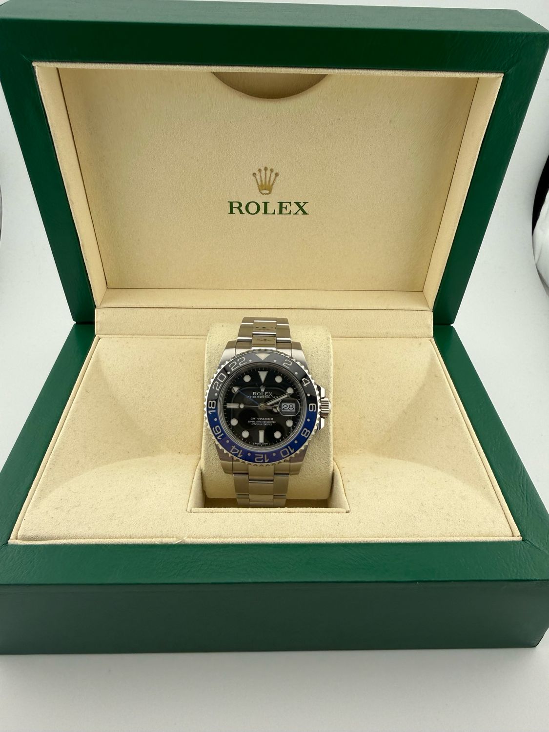 Rolex Batman GMT 40mm Stainless Steel (ref: 116710blnr)