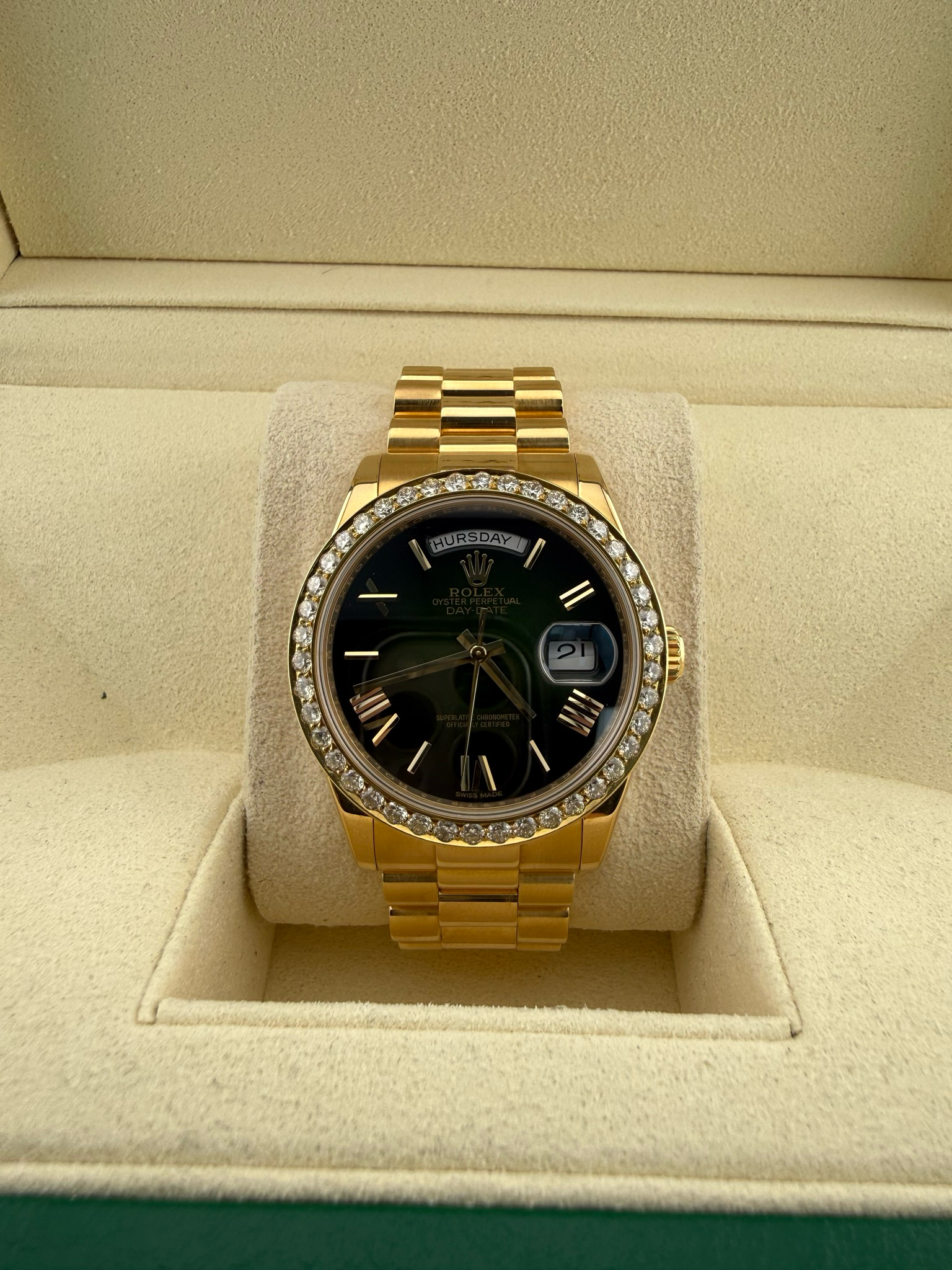 Rolex Day-Date 36mm 18K Yellow Gold (ref: 118238)