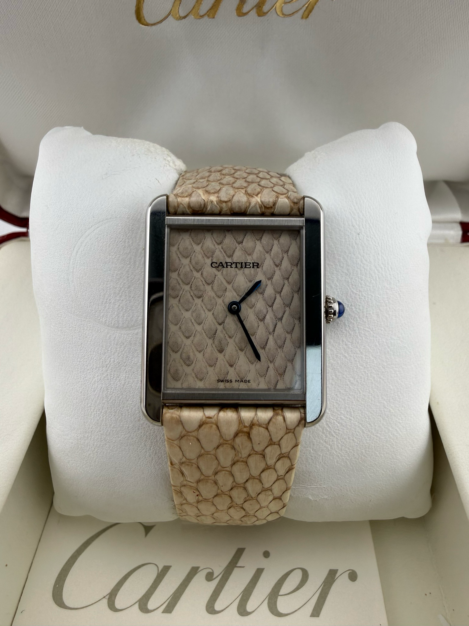 Cartier Tank Python 27mm Stainless Steel (ref: w5200021)