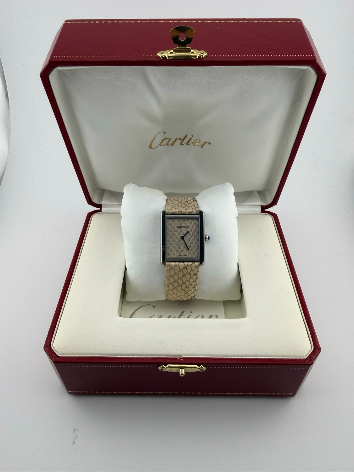 Cartier Tank Python 27mm Stainless Steel (ref: w5200021) Cartier Tank Python 27mm Stainless Steel (ref: w5200021)