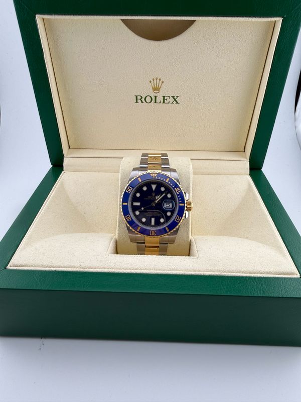 Rolex Submariner 40mm Two Tone Stainless Steel 18K Yellow Gold Bluesy (ref: 116613)
