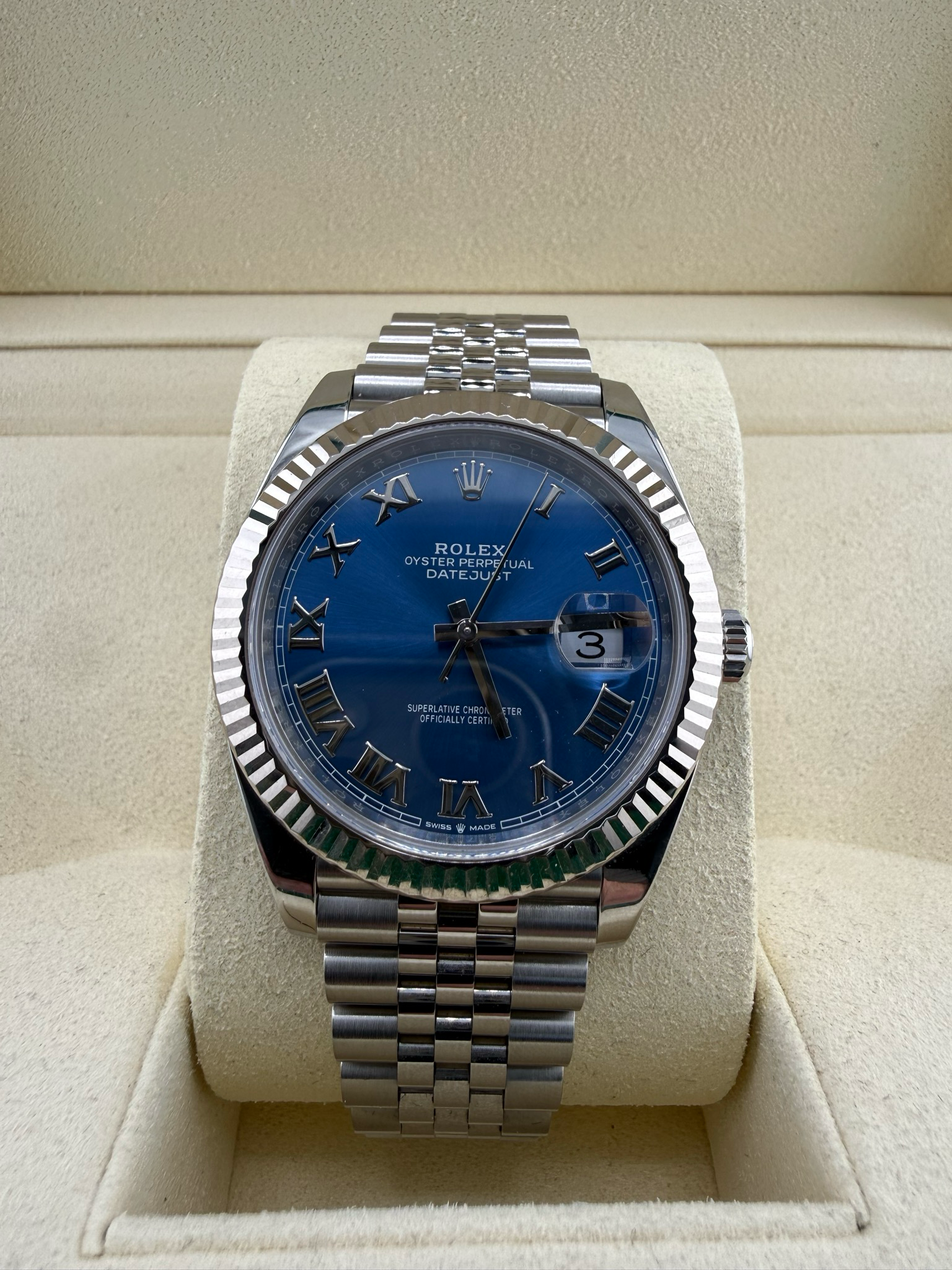 2022 Rolex Datejust II 41mm Stainless Steel (ref: 126334)