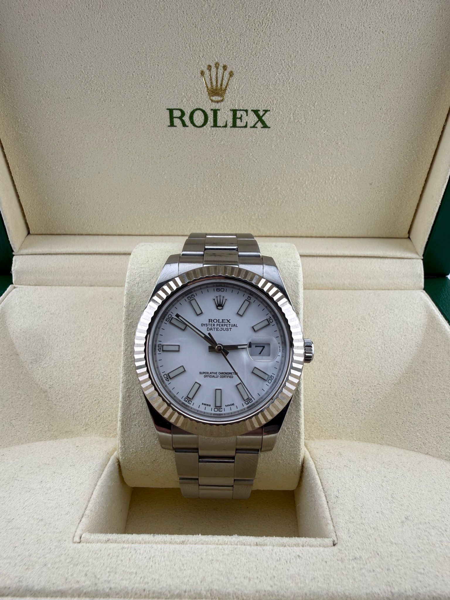 2012 Rolex Datejust II 41mm Stainless Steel (ref: 116334)