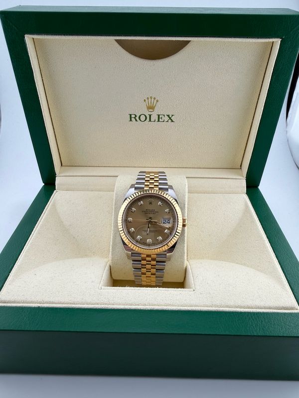 Rolex Datejust II 41mm Two Tone Stainless Steel 18K Yellow Gold (ref: 126333)