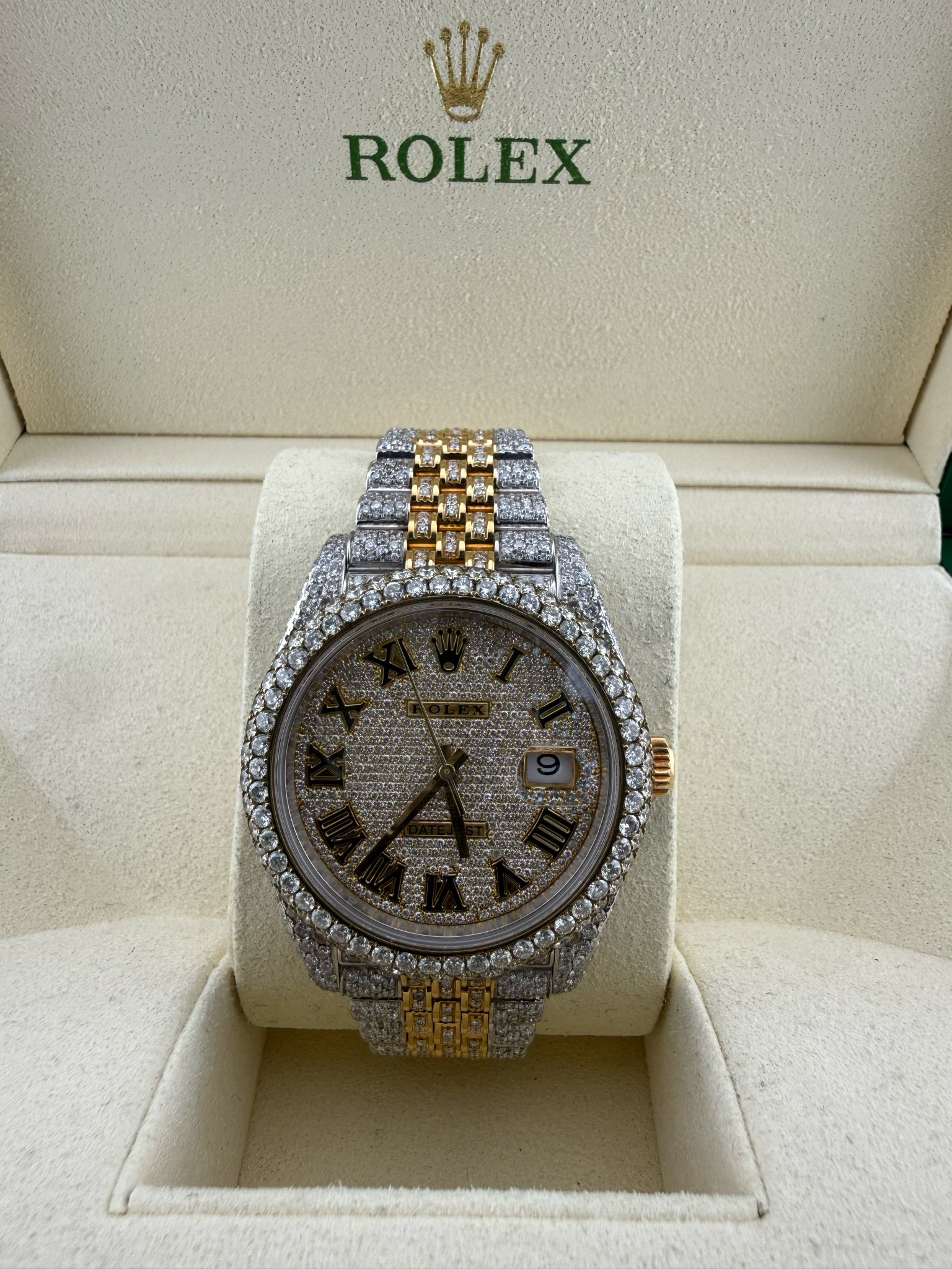 2016 Rolex Datejust II 41mm Two Tone Stainless Steel 18K Yellow Gold (ref: 126333)