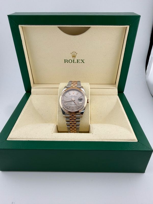 2018 Rolex Datejust II 41mm Two Tone Stainless Steel 18K Yellow Gold (ref: 126331)
