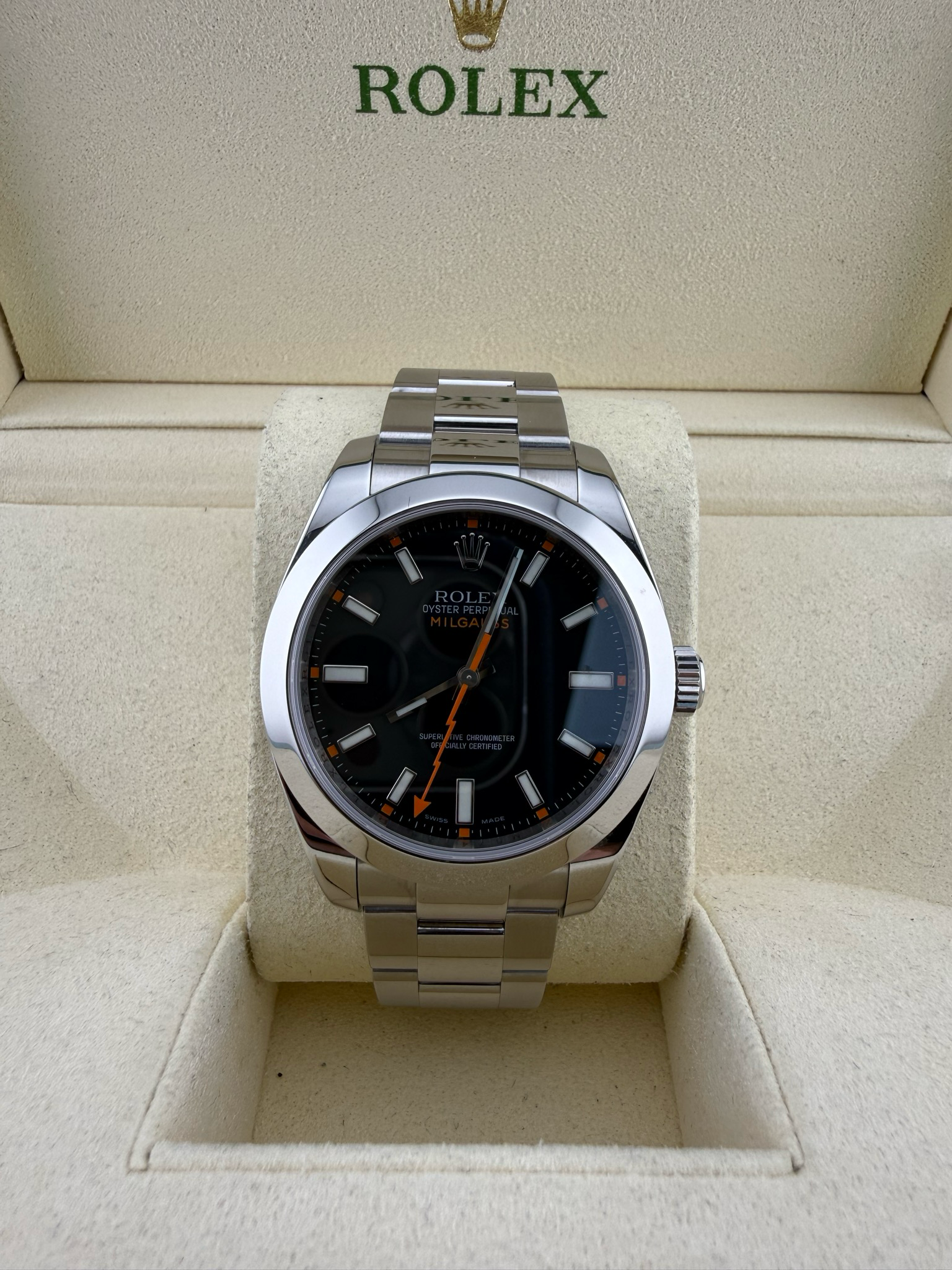 2009 Rolex Milguass 40mm Stainless Steel (ref: 116400)