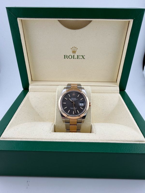 Rolex Datejust II 41mm Two Tone 18K Yellow Gold Stainless Steel (ref: 126331)