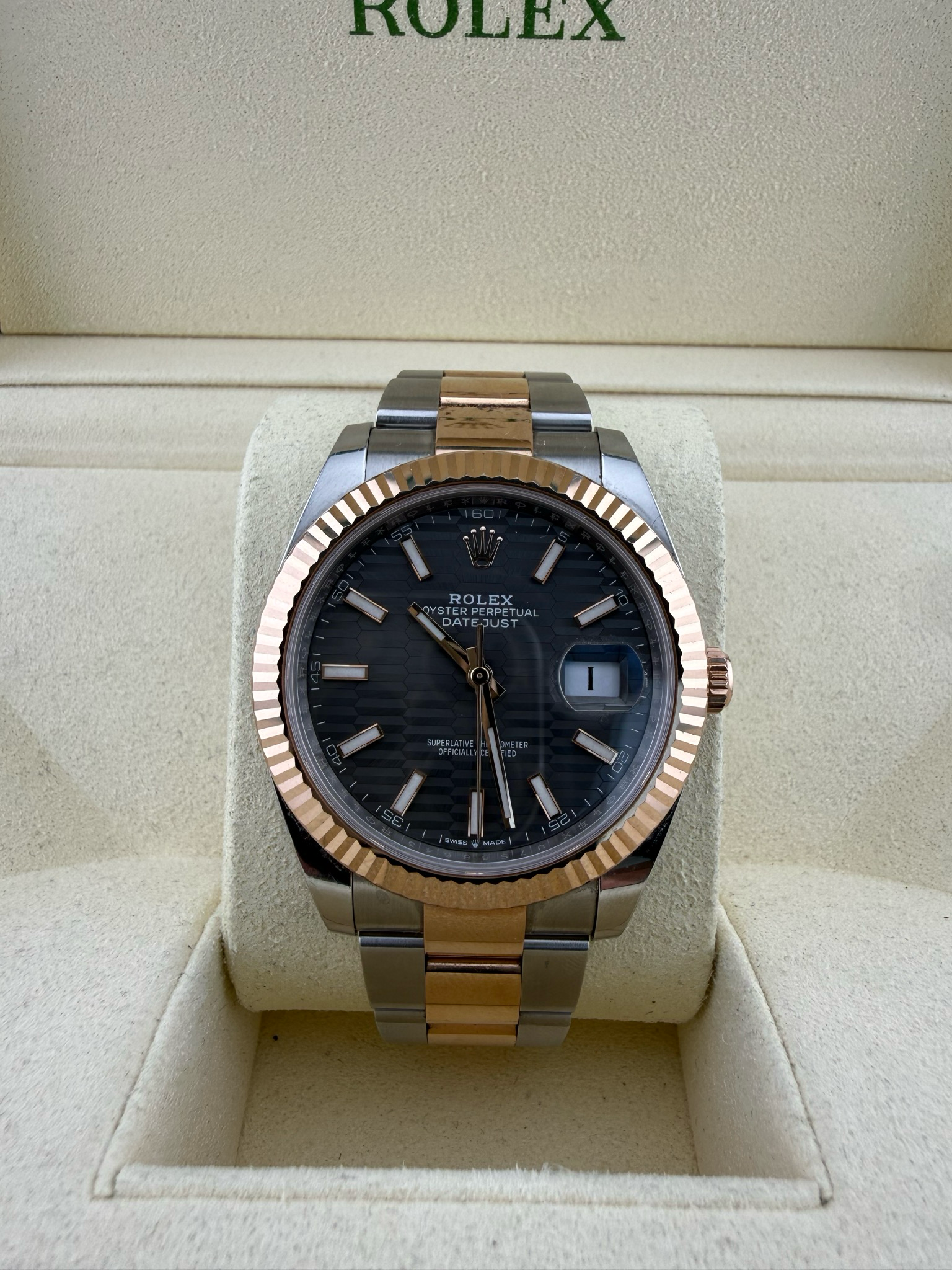 Rolex Datejust II 41mm Two Tone 18K Yellow Gold Stainless Steel (ref: 126331)