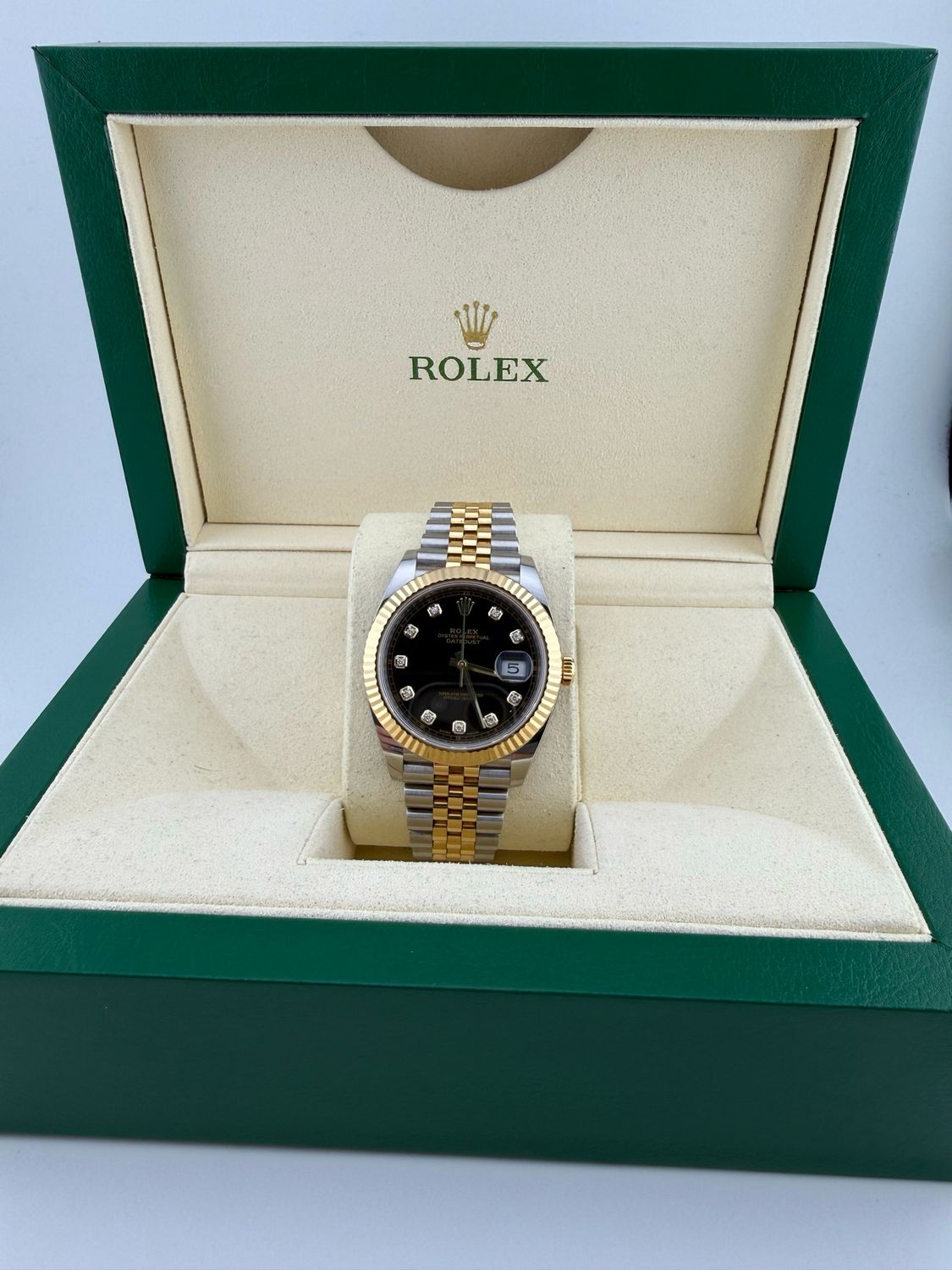 2019 Rolex Datejust II 40mm Two Tone 18K Yellow Gold Stainless Steel (ref: 126333)