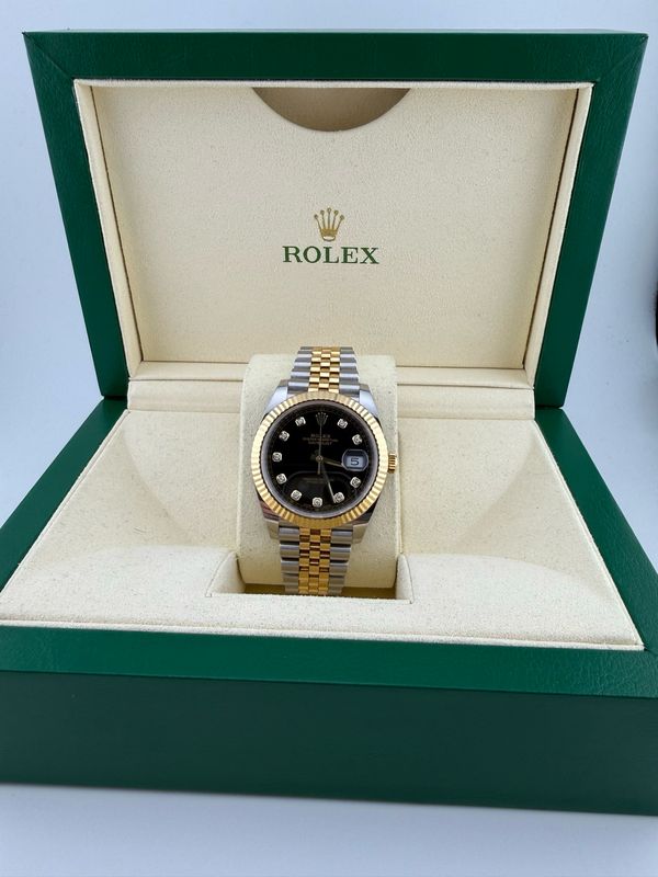 2019 Rolex Datejust II 40mm Two Tone 18K Yellow Gold Stainless Steel (ref: 126333)