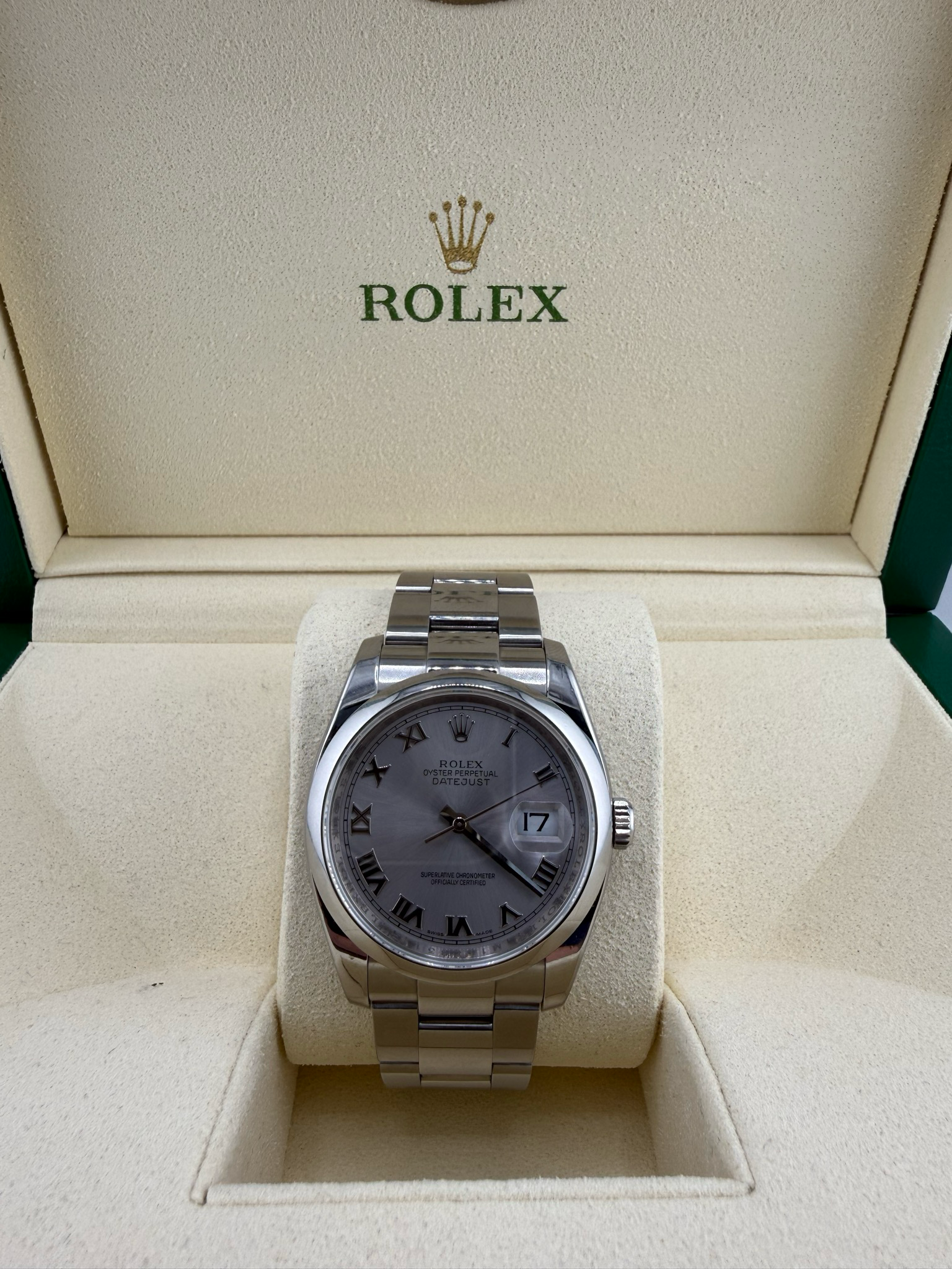 Rolex Datejust 36mm Stainless Steel (ref: 116200)