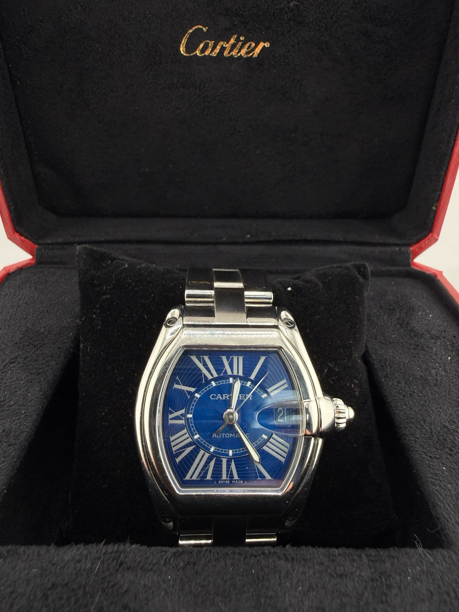 Cartier Roadster 36mm Stainless Steel (ref: )