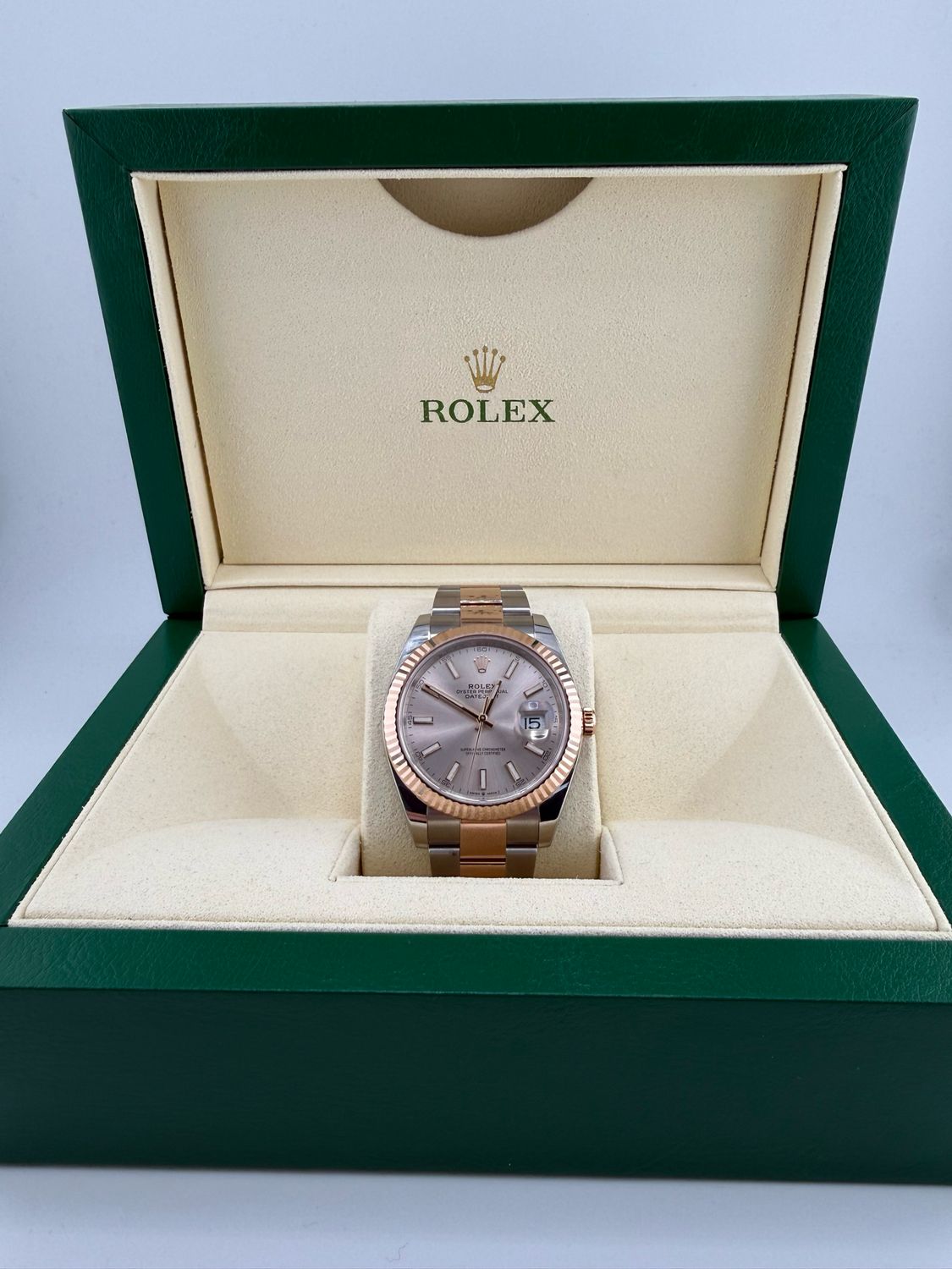2022 Rolex Datejust II 41mm Two Tone 18K Yellow Gold Stainless Steel (ref: 126331)