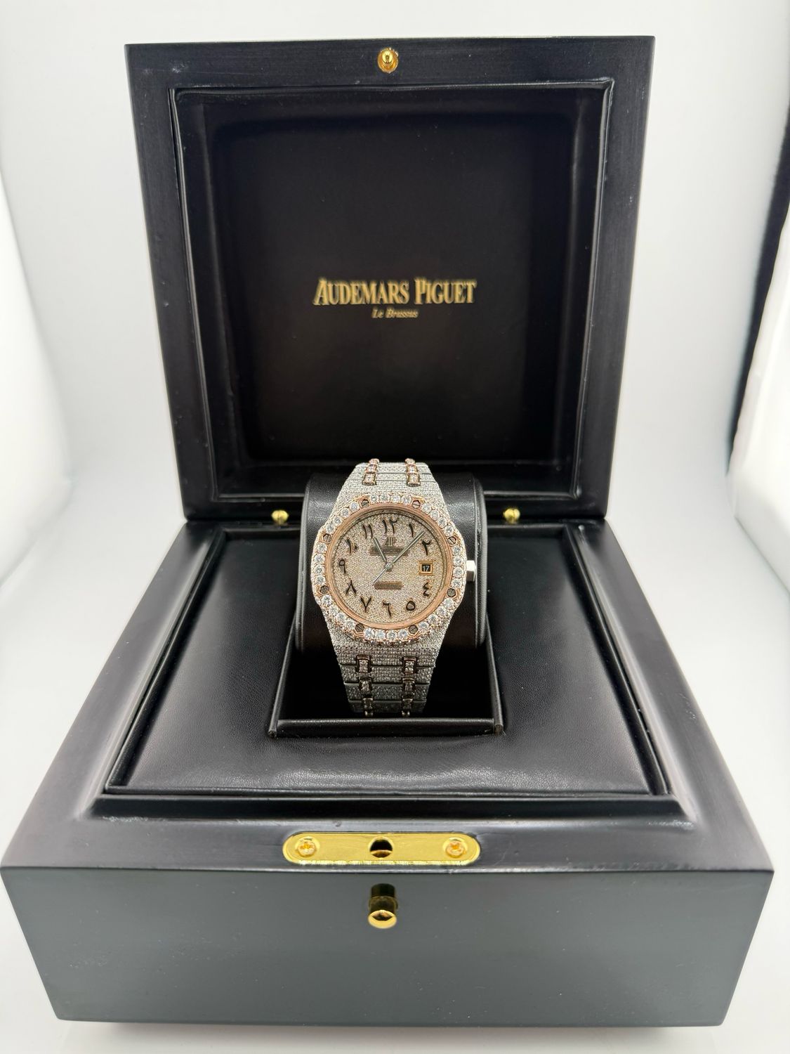 2018 Audemars Piguet Diamond S Two Tone Stainless Steel Titanium (ref: 15400st)