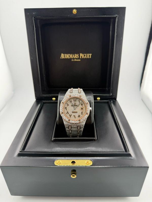 2018 Audemars Piguet Diamond S Two Tone Stainless Steel Titanium (ref: 15400st) 2018 Audemars Piguet Diamond S Two Tone Stainless Steel Titanium (ref: 15400st)