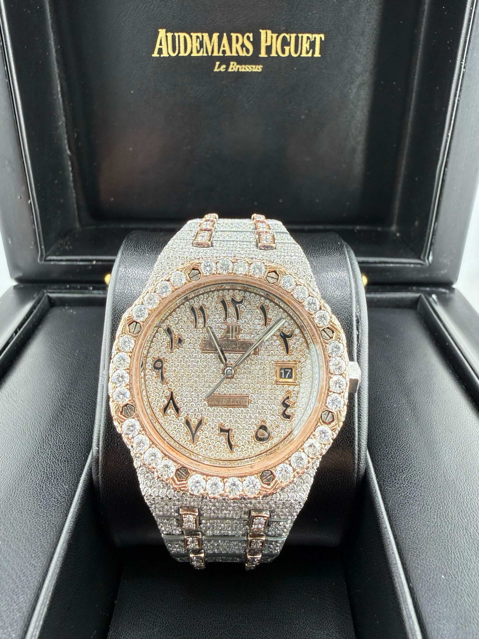 2018 Audemars Piguet Diamond S Two Tone Stainless Steel Titanium (ref: 15400st)