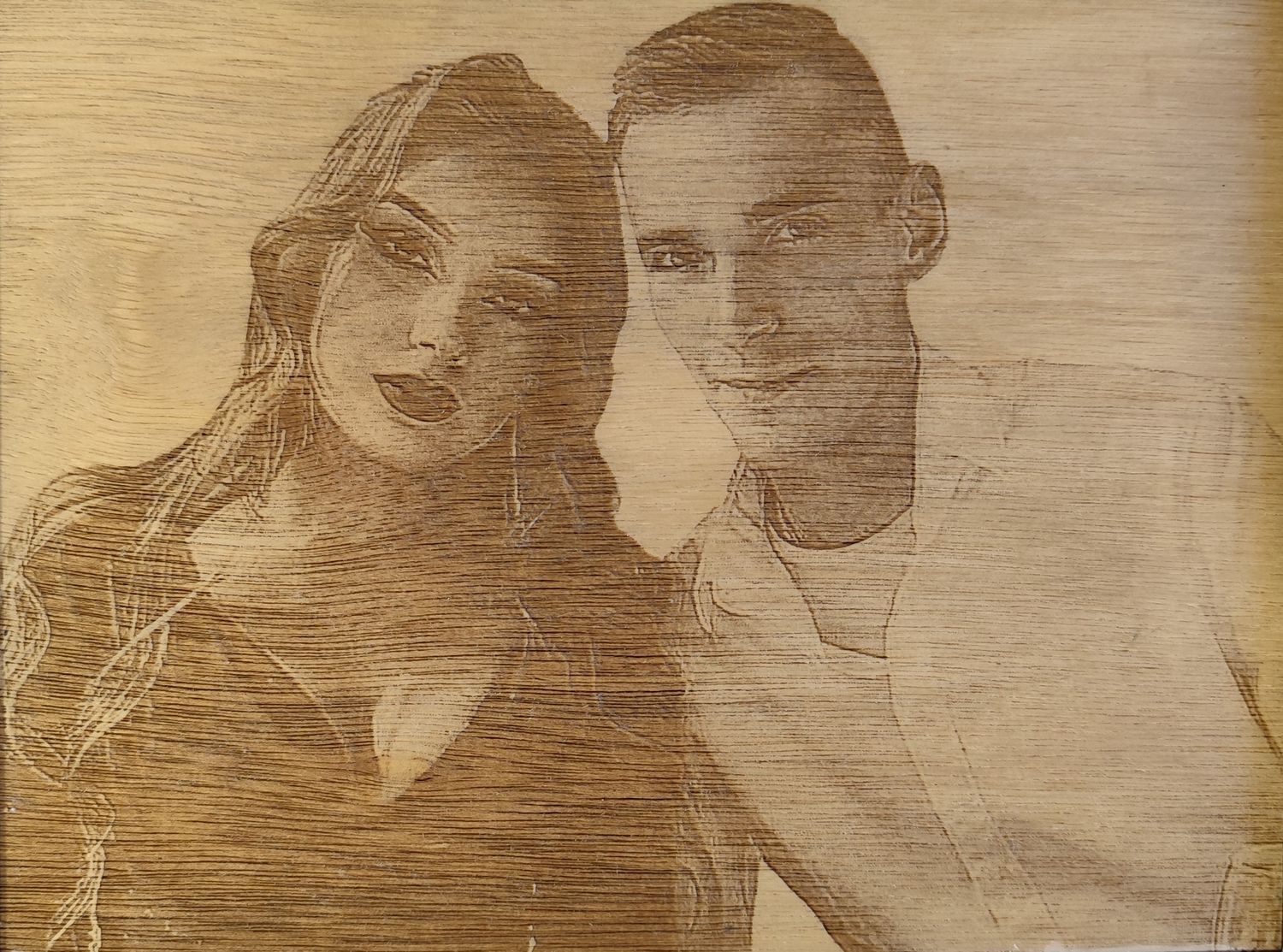 Zdjęcie Grawerowane Laserowo  Rozmiar A5 14,8 × 21 cm ( +- 1 cm ) + Stojak
