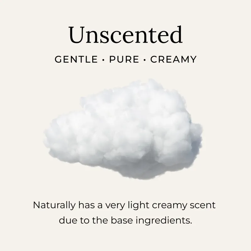 Natural deodorant, light creamy scent