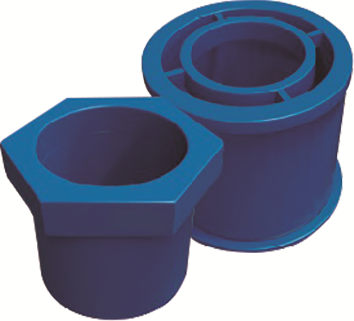 CPVC FG AZUL REDUCCION BUSHING 11/4X1/2