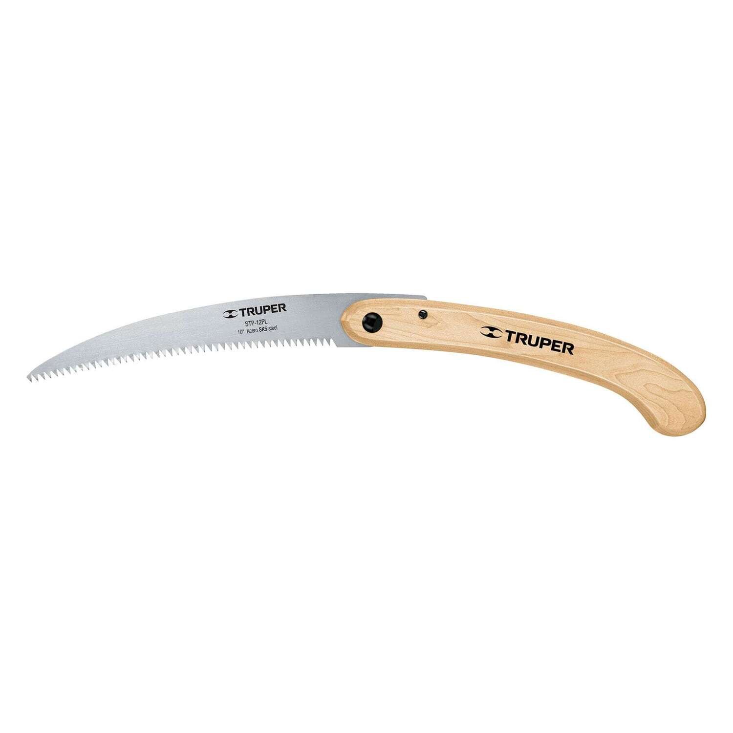 Serrucho de poda 12', plegable, mango de madera, 7 DPP