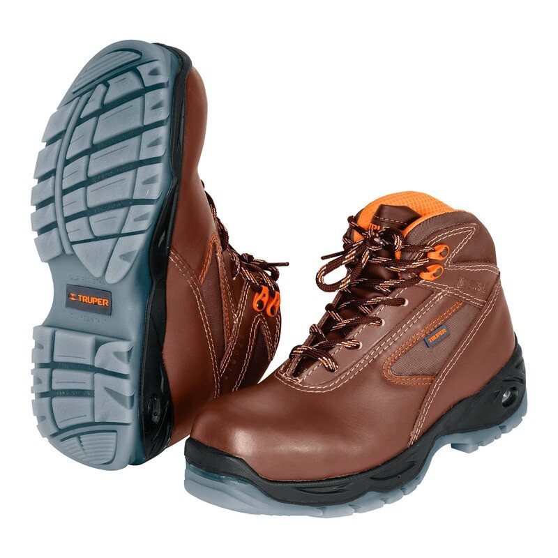 Zapatos dieléctricos con casquillo, #27, café