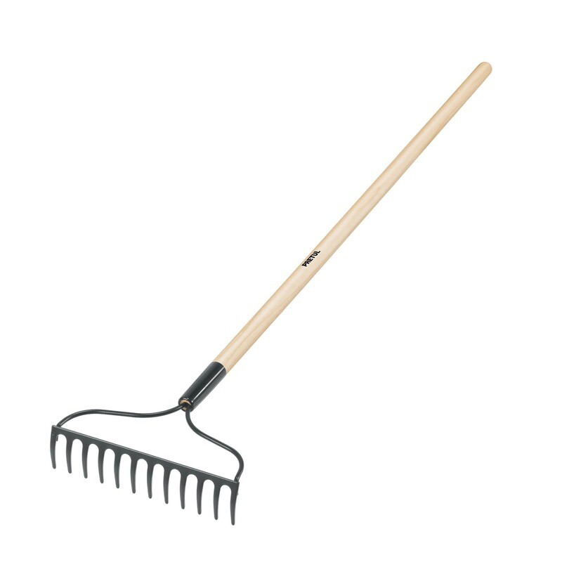 Rastrillo jardinero, 12 dientes, Pretul