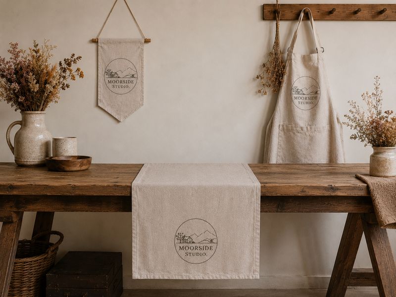 Linen Craft Stall Branding Bundle