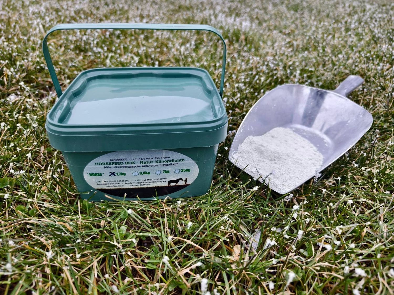 Original HORSEFEED BOX Natur-Klinoptilolith-Zeolith - Pferd &amp; Tiere