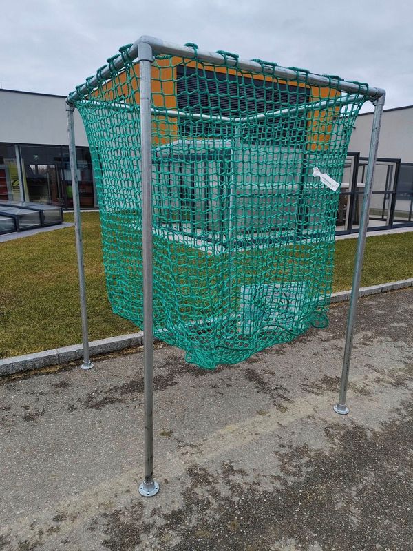 HORSEFEED BOX Stahlrohr-Heuraufe SHETTY FIX 1m x 1m x 1,7m