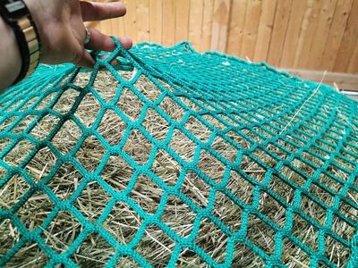 HORSEFEED BOX Futtersparnetz 3,5m x 3,5m - NEW Diamond Cord